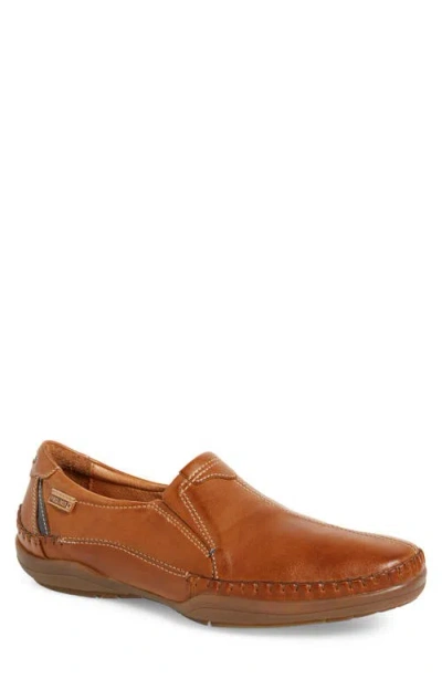 Pikolinos 'san Telmo' Slip-on In Brandy/navy Blue Leather
