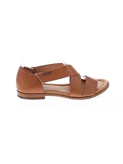 Pre-owned Pikolinos Sandals In Brown