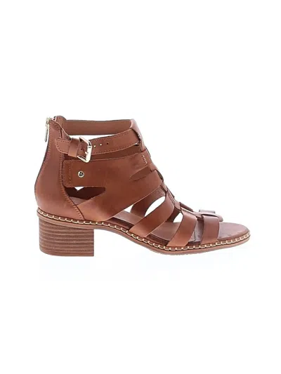 Pre-owned Pikolinos Sandals In Brown