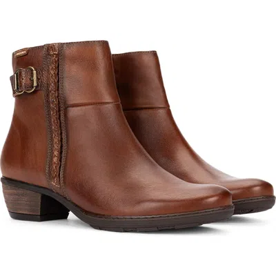Pikolinos Utiel Leather Bootie In Brown