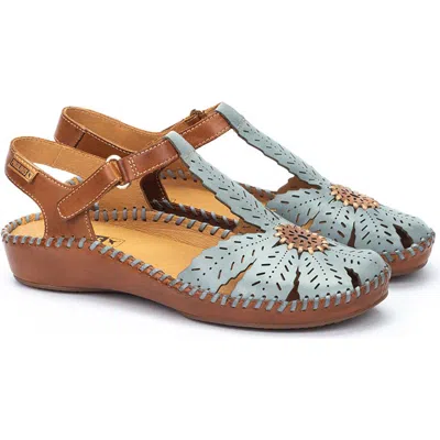 Pikolinos Vallarta T-strap Sandal In Denim