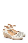 Pikolinos Vila Espadrille Wedge In Nata