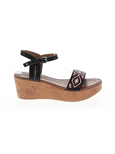 Pre-owned Pikolinos Wedges In Black