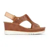 Pikolinos Aguadulce Slingback Wedge Sandal In Brown