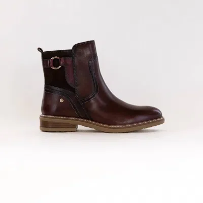 Pikolinos Women's Aldaya Classic High Ankle Boots In Caoba In Brown
