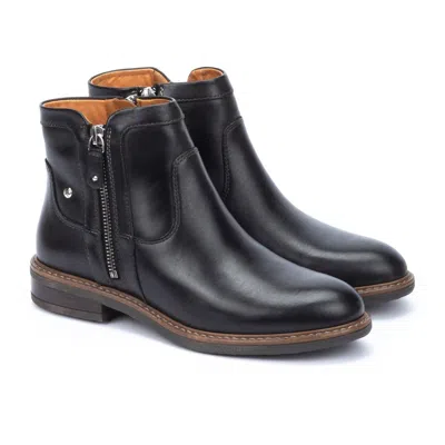Pikolinos Women's Aldaya Short Ankle Boots In Black
