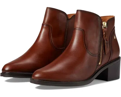 Pikolinos Women's Bacarat Bootie In Cognac In Brown
