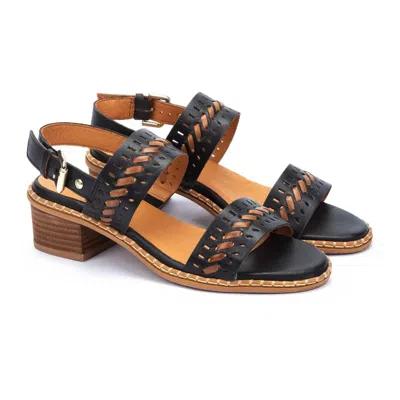 Pikolinos Women's Blanes Block Heel Sandal In Black