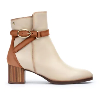 Pikolinos Calafat Buckle Bootie In Marfil