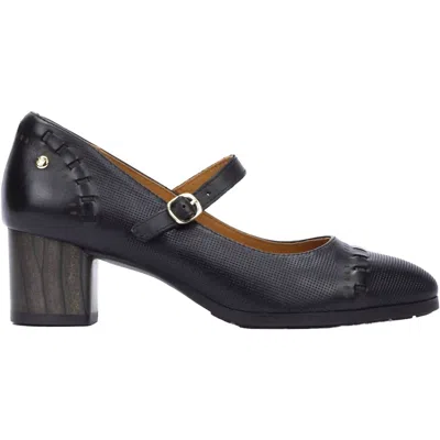 Pikolinos Women's Calafat Leather Sandals In Black