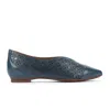 Pikolinos Women's La Marina Leather Flats In Sapphire In Blue