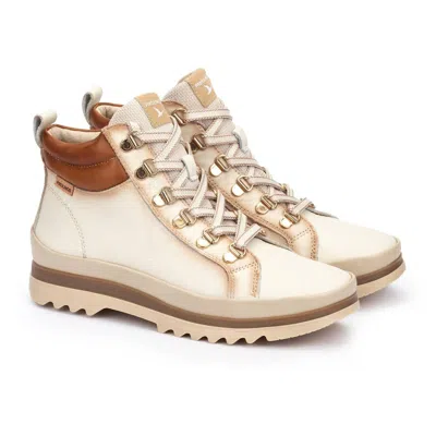 Pikolinos Women's Lace Up Ankle Boots In Nata In Multi