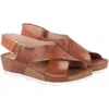 Pikolinos Women's Mahon Wedge Heel Sandals In Brandy In Brown