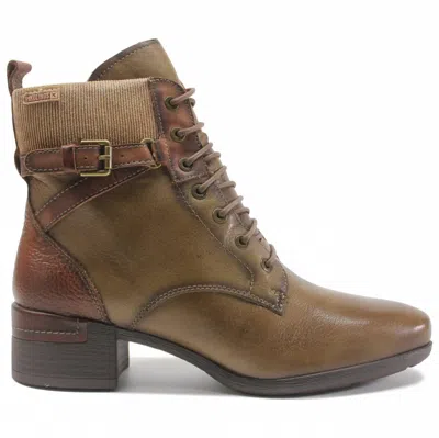 Pikolinos Women's Malaga Leather Boots In Olive In Green