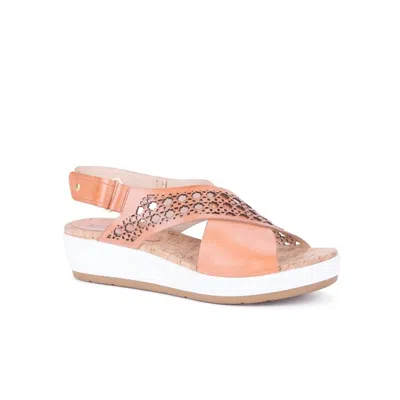 Pikolinos Women's Mykonos Sandal In Apricot In Multi