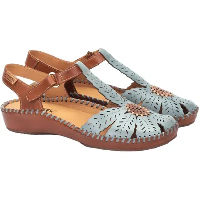 Pikolinos Women's P Vallarta Sandal In Denim In Multi