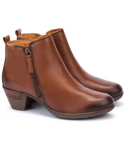Pikolinos Women's Rotterdam Zip Ankle Boots In Cuero In Brown