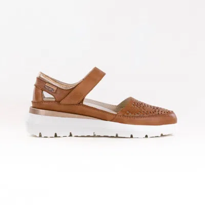 Pikolinos Women's Rueda Velcro Trainer Shoes In Brandy In Brown