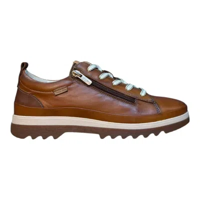 Pikolinos Women's Vigo W3w Leather Sneakers In Brandy In Brown