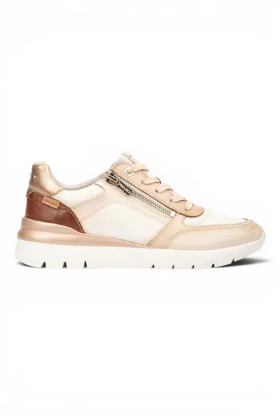 Pikolinos Women's White Leather Sneakers Trainer Shoes - Cantabria