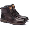 Pikolinos York M2m Lace-up Cap Toe Boot In Olmo