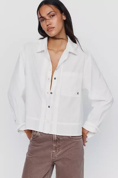 Pilcro 100% Cotton Swing Buttondown Shirt In Multi