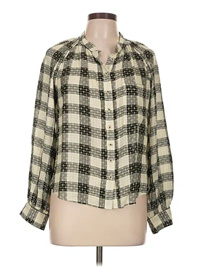 Pre-owned Pilcro 3/4 Sleeve Blouse In Ivory