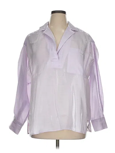 Pre-owned Pilcro 3/4 Sleeve Blouse In Purple
