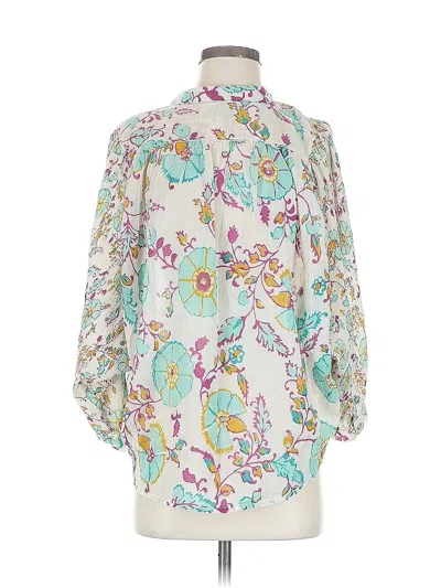 Pre-owned Pilcro 3/4 Sleeve Blouse In White