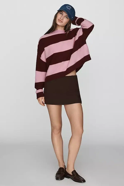 Pilcro Alani 100% Cashmere Mock Neck Sweater In Multi