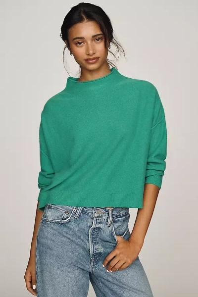 Pilcro Alani Cashmere Mock Neck Jumper In Multi