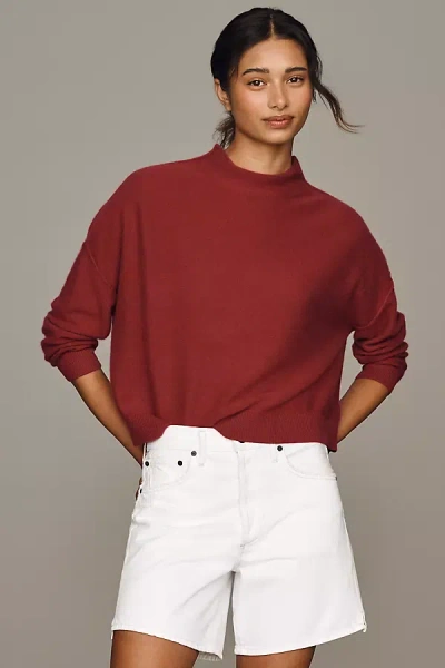 Pilcro Alani Cashmere Mock Neck Jumper In Multi