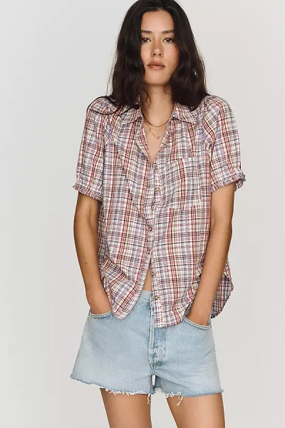Pilcro Aly Puff-sleeve Blouse By  In Multi