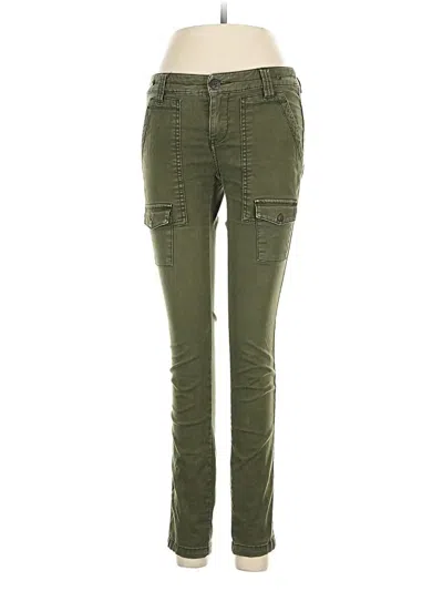 Pre-owned Pilcro And The Letterpress Cargo Pants In Green