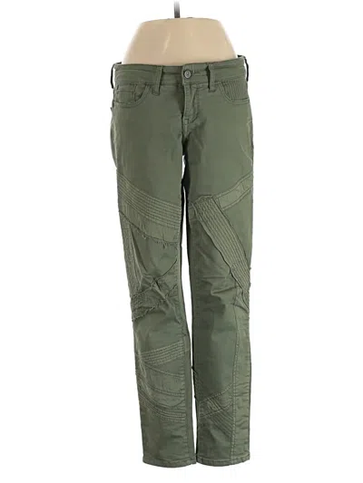 Pre-owned Pilcro And The Letterpress Cargo Pants In Green