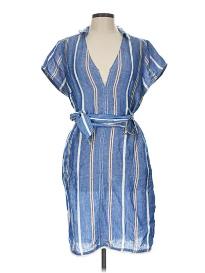 Pre-owned Pilcro And The Letterpress Casual Dress In Blue