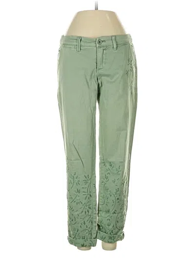Pre-owned Pilcro And The Letterpress Casual Pants In Green