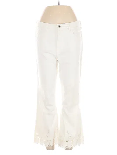 Pre-owned Pilcro And The Letterpress Casual Pants In White