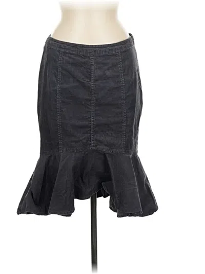 Pre-owned Pilcro And The Letterpress Casual Skirt In Gray