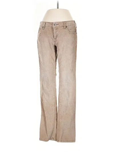 Pre-owned Pilcro And The Letterpress Cord Pant In Tan