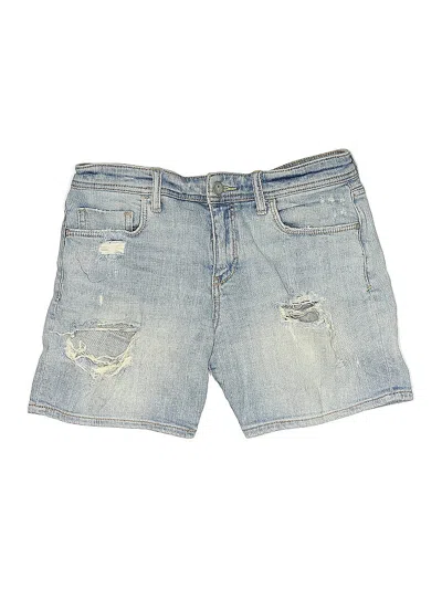 Pre-owned Pilcro And The Letterpress Denim Shorts In Blue