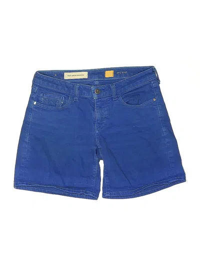 Pre-owned Pilcro And The Letterpress Denim Shorts In Blue