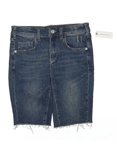 Pilcro And The Letterpress Denim Shorts In Blue