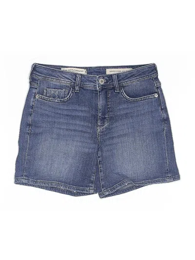 Pre-owned Pilcro And The Letterpress Denim Shorts In Blue