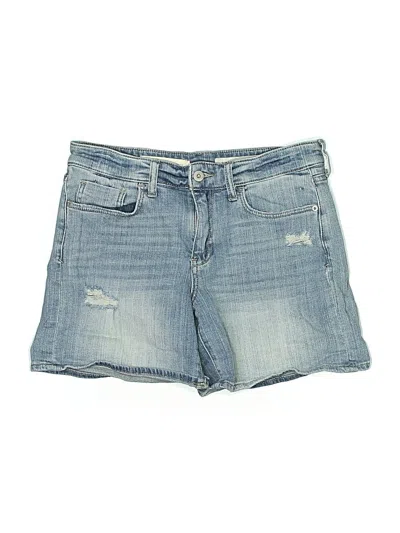 Pre-owned Pilcro And The Letterpress Denim Shorts In Blue