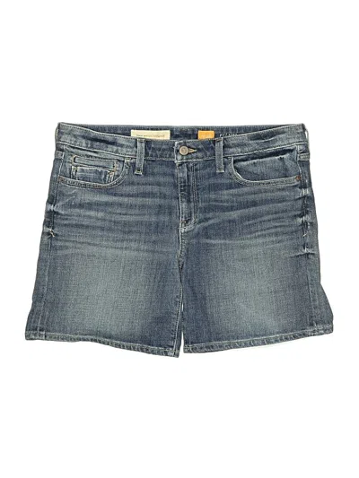 Pre-owned Pilcro And The Letterpress Denim Shorts In Blue