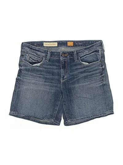 Pre-owned Pilcro And The Letterpress Denim Shorts In Blue