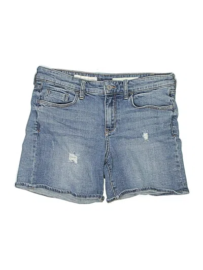 Pre-owned Pilcro And The Letterpress Denim Shorts In Blue
