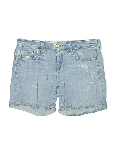 Pre-owned Pilcro And The Letterpress Denim Shorts In Blue