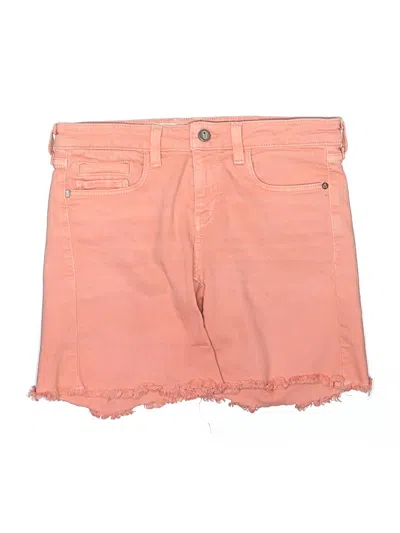 Pre-owned Pilcro And The Letterpress Denim Shorts In Pink